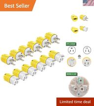 Extension Cord Ends Male and Female Plug, 15 Amp 125 Volt Heavy Duty Rep... - $34.92