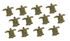 Cast Iron Sea Turtle Handle Drawer Pull Cabinet Knob Beach Decor Set of 12 - £29.94 GBP+