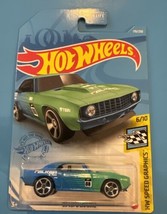 Hot Wheels ’69 Chevrolet Copo Camaro Falken Tires Hw Speed Graphics 6/10 - £4.61 GBP