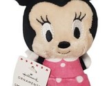 Hallmark Minnie Mouse Disney Plush Christmas Ornament New with Tag New - $11.98