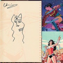 Cliff Chiang SIGNED w/ Original Art Sketch Absolute Wonder Woman Vol 2 Slipcase - £126.60 GBP