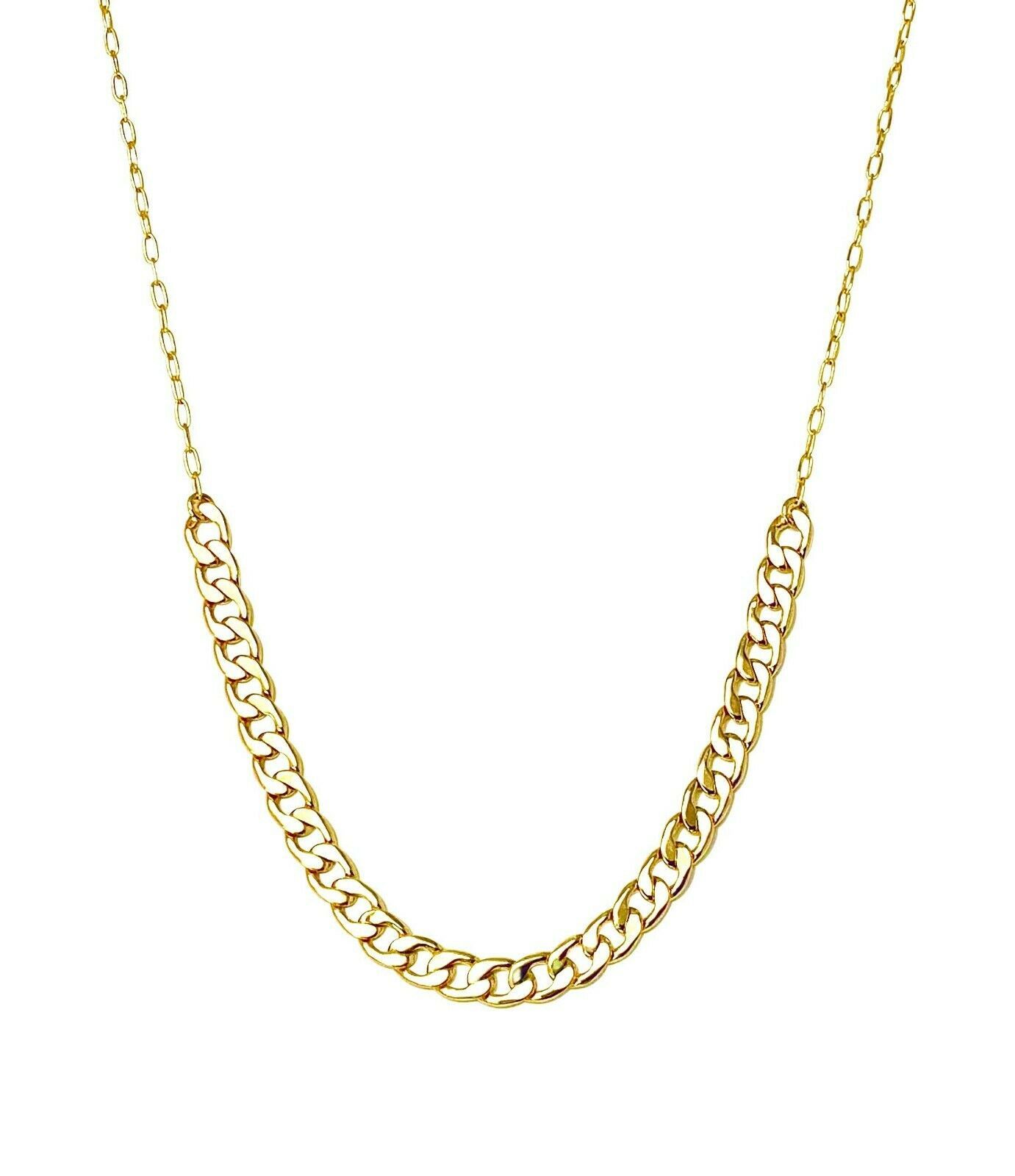 Primary image for Cuban style necklace Gold Necklace Cuban women's ladies beautiful trending style