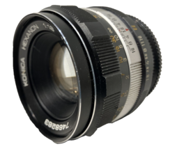 Konica Hexanon AR 52mm f1.8 Manual Focus Prime Lens - $39.59