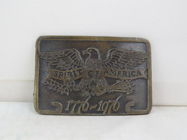 Vintage Belt Buckle - USA 1976 Spirit of America 200 Years - Adult Buckle - £38.53 GBP