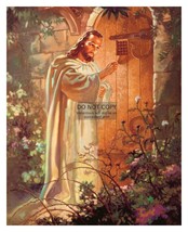 JESUS CHRIST KNOCKING ON DOOR CHRISTIAN 8X10 PHOTO - £6.67 GBP