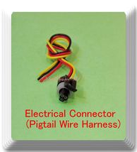 3 Pin / 3 Wire Electrical Connector Pigtail Wire Harness PT2319 Multi Purpose - £8.30 GBP