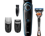 With A Gillette Proglide Razor, The Braun Beard Trimmer Bt5240 Is A Cord... - £39.06 GBP