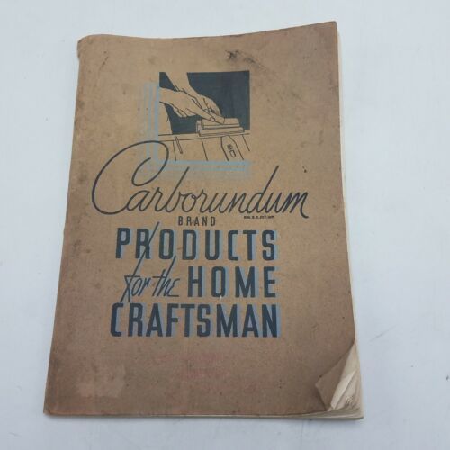 Vintage 1937 Carborundrum Brand Products for the Home Catalog Booklet - $11.83