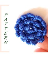 Clones knot crochet flower pattern, how to make a core from Clones knots... - £9.43 GBP