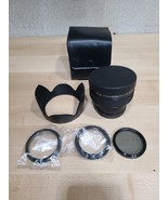 Wide Conversion Lens x0.6 Black Camera Lens Japan W/ Covers &amp; Case - £9.96 GBP