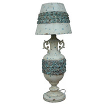 Metal Nostalgia 26.75 “H Table Lamp Tabletop Vintage Metal Lamp Decoration - £74.31 GBP+