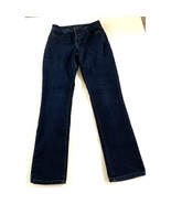 NYDJ Womens Size 6 Dark Denim Jeans Lift Tuck Straight Leg Jeans 38445 D... - $16.82