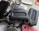small COACH Bag Hang Tag / Key Chain / authentic  1.5*3/4 in  pick one - £15.26 GBP