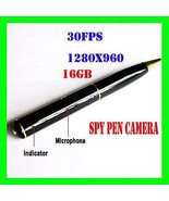 16GB Video Camera Digital Pocket Pen - Video, Audio, USB - $50.00