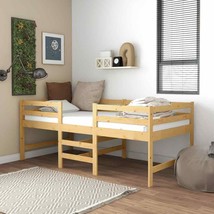 Modern Solid Wood Pine 90X200 Cm Single Wooden Mid Sleeper Bed Frame Bas... - £129.67 GBP+