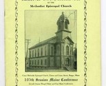  Maine Conference Methodist Episcopal Church 1929 Program and Directory - £14.36 GBP