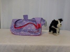 American Girl Purple 2 Doll Carry Travel Tote + American Girl  Sheepdog ... - $30.71
