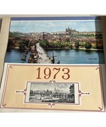 1973 Unused Large Czech Wall Calendar Scenic Pictures Original Folder - $27.06 CAD
