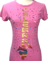 Disney Celebr8 Mickey Mouse Pink T Shirt Celebrate Everyday Size Large - £11.95 GBP