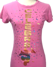 Disney Celebr8 Mickey Mouse Pink T Shirt Celebrate Everyday Size Large - £11.87 GBP