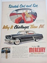 1952 Magazine ad for Mercury - '52 Monterey, Space-planned design, Merc-o-matic - £3.92 GBP