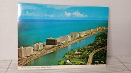 Vintage Miami Beach Hotel Strip Postcard - £3.09 GBP