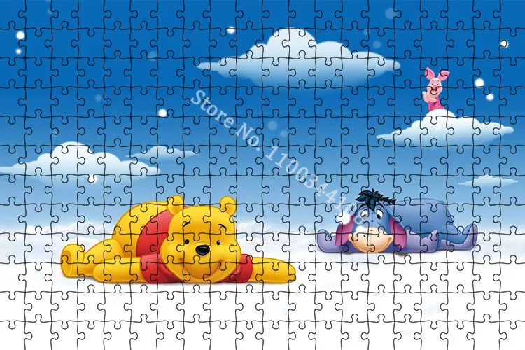 Play Winnie The Pooh Tigger Eeyore Piglet Art Puzzles 500/1000 Pieces Jigsaw Puz - £48.91 GBP