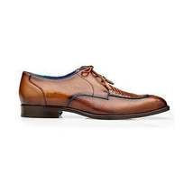 Belvedere Shoes Primo Oxford Genuine Alligator Pebble Grain Calf Almond R83 image 2