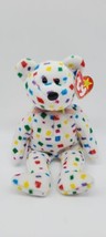 Rare Beanie Baby &quot;Y2K&quot; Confetti Bear - Mint Condition with Tags and many... - £12.74 GBP