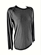 Skechers SPORT womens Small black ATHLETIC mesh insert stretch top (P)pm1 - $5.35