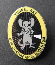 Tunnel Rat Vietnam Vet Veteran Usa Forces Lapel Hat Pin Badge 1 Inch - £4.43 GBP