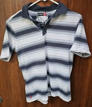 TONY HAWK  Polo Shirt Boys SIZE L 14/16 Striped Casual Short Sleeve Collared - £4.83 GBP