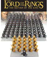 21pcs/set LOTR Noldor Elf Guard Uruk-hai Army Set Minifigures Block Toy ... - £19.25 GBP