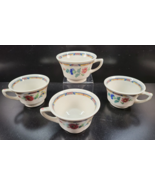 4 Syracuse China Dewitt Clinton Footed Cups Set Vintage Restaurant Ware ... - £22.60 GBP