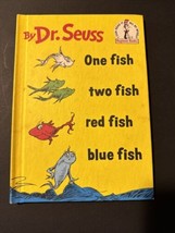 Dr. Suess One Fish Two Fish Red Fish Blue Fish 1ST 1ST True Rare 1960 Hardcover - £12.50 GBP