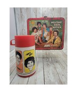 Welcome Back Kotter Tin Metal Lunchbox and Thermal Cup 1977  - $1,519.97 MXN