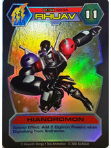 Bandai Digimon D-Tector Series 4 Holographic Trading Card Game Hiandromon - £31.33 GBP
