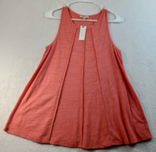 Bordeaux Anthropologie Tank Top Women Size Small Pink Sleeveless Round N... - £13.05 GBP