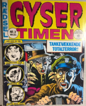 GYSER TIMEN #3 Norway (1987) B&amp;W horror EC Comics magazine Norwegian language VF - $34.64