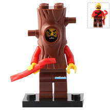 Tree Trunk Guy (Crook Hiding in Tree) Lego Compatible Minifigure Blocks Toys - £2.39 GBP