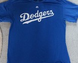Majestic Los Angeles Dodgers Cody Bellinger Jersey T Shirt Mens L Blue - $13.86