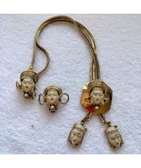 Selro Selini, asian princess, neckless &amp; clip earrings, beautiful &amp; very... - $150.00