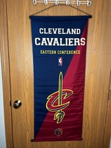 Cleveland Cavaliers 18&quot;x44&quot; Nylon Hanging Banner NBA Eastern Conference 2018 - £19.56 GBP