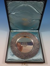 Tiffany and Co Sterling Silver Plate w/Cherubs In Fitted Box (#1256) Fabulous! - £2,364.68 GBP