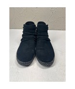 UGG Rianne Black Suede Shoes Fashion Ankle Boots Bootie Womens Size 9.5 - $39.95