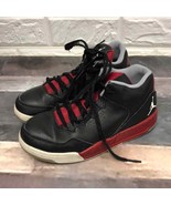GENUINE NIKE JORDAN FLIGHT ORIGIN 2 BG BLACK WHITE GYM RED TRAINERS sz 1y - $64.33 CAD