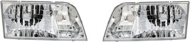 Headlights For Ford Crown Victoria 1998-2011 Pair Left Right With Adjusters - £73.51 GBP