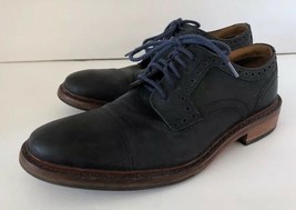 Cole Haan Navy Cap Toe Oxford Casual Dress Shoes Men’s 7.5M C20912 - £31.16 GBP