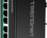 TRENDnet 8-Port Industrial Fast Ethernet PoE+ DIN-Rail Switch,TI-PE80,8 ... - $287.99