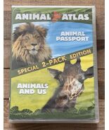 Animal Atlas 2 in 1 US/Passport DVD: Explore The World Of Animals! New - $16.82